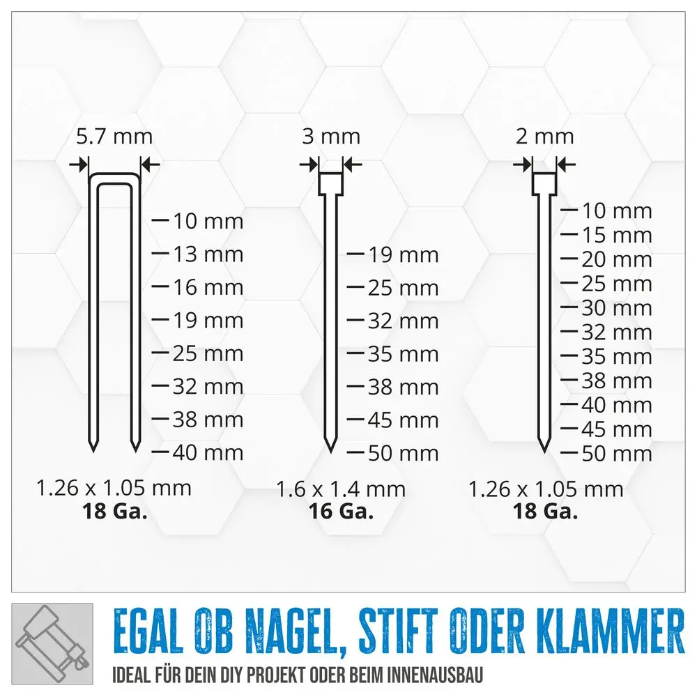GDE Druckluft-Klammergert/Nagler 3in1 - 40221 m02