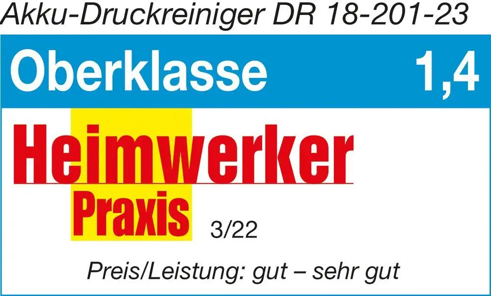 GDE Akku Druckreiniger DR 18-201-23 - 58440 t01