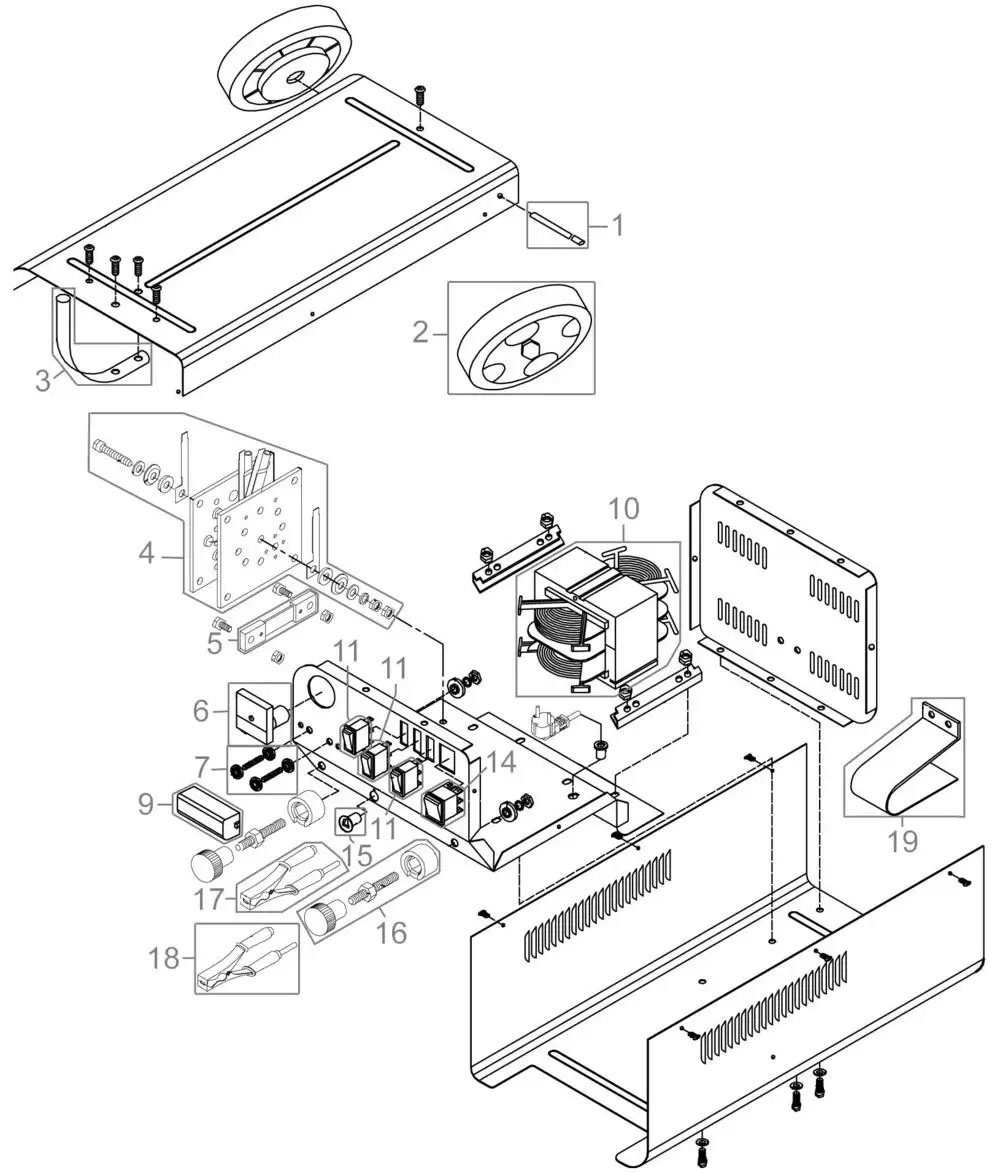Zeichnung - GDE Batterielader V 421 C - 85074