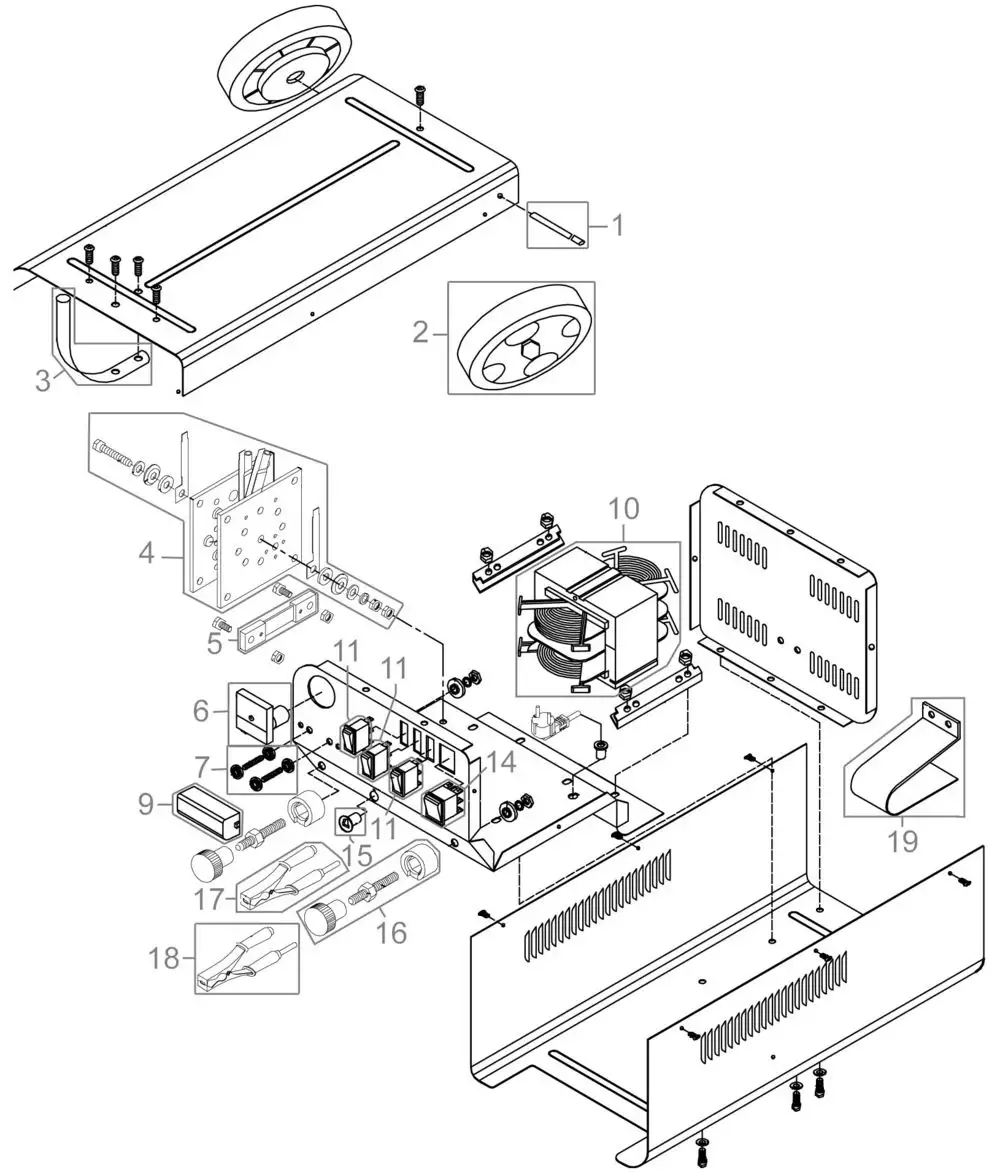Zeichnung - GDE Batterielader V 421 C - 85074
