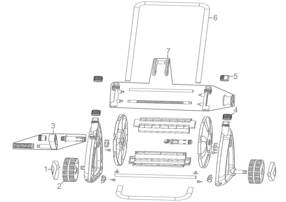 Zeichnung - GDE Schlauchwagen 30-2-1 “ - 93904