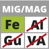 MIG MAG - FE - GDE Universalschweissgert Uni-Mig 125 SYN - 20078