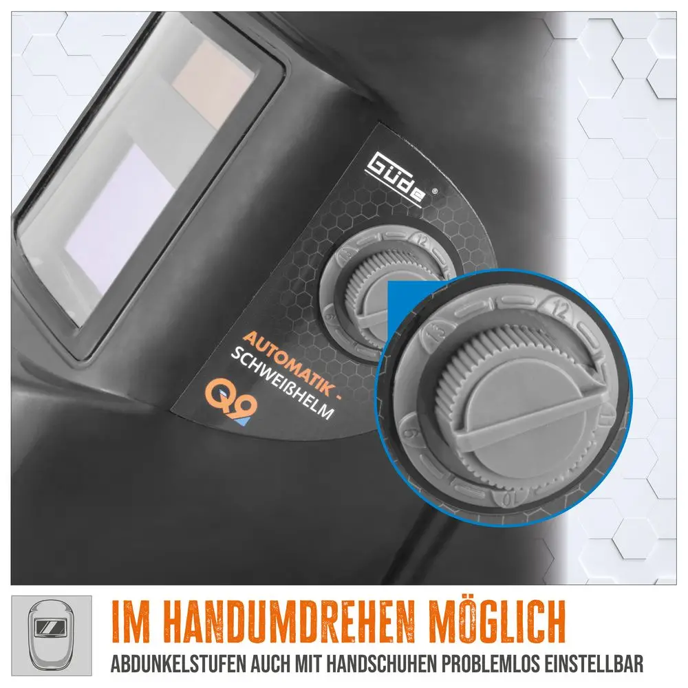 GÜDE Automatischer Schweißhelm GSH-TC-2 - 16921
