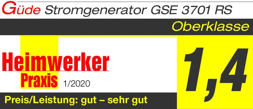 GÜDE Stromerzeuger GSE 3701 RS - 40728 t01