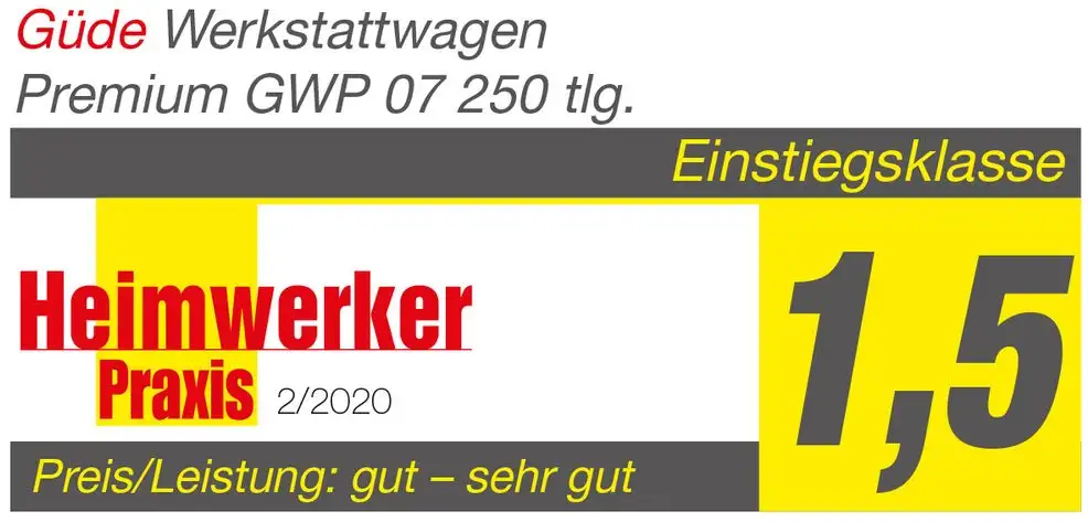 GUEDE Werkstattwagen Premium GWSP 07 250-tlg. - 40877 t02