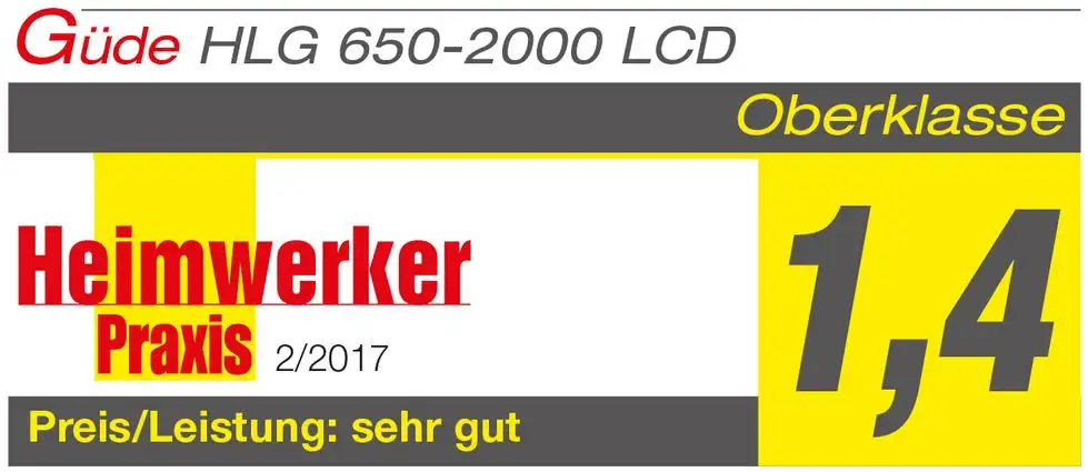 GDE Heissluftgeblse HLG 650-2000 LCD - 58121 t02