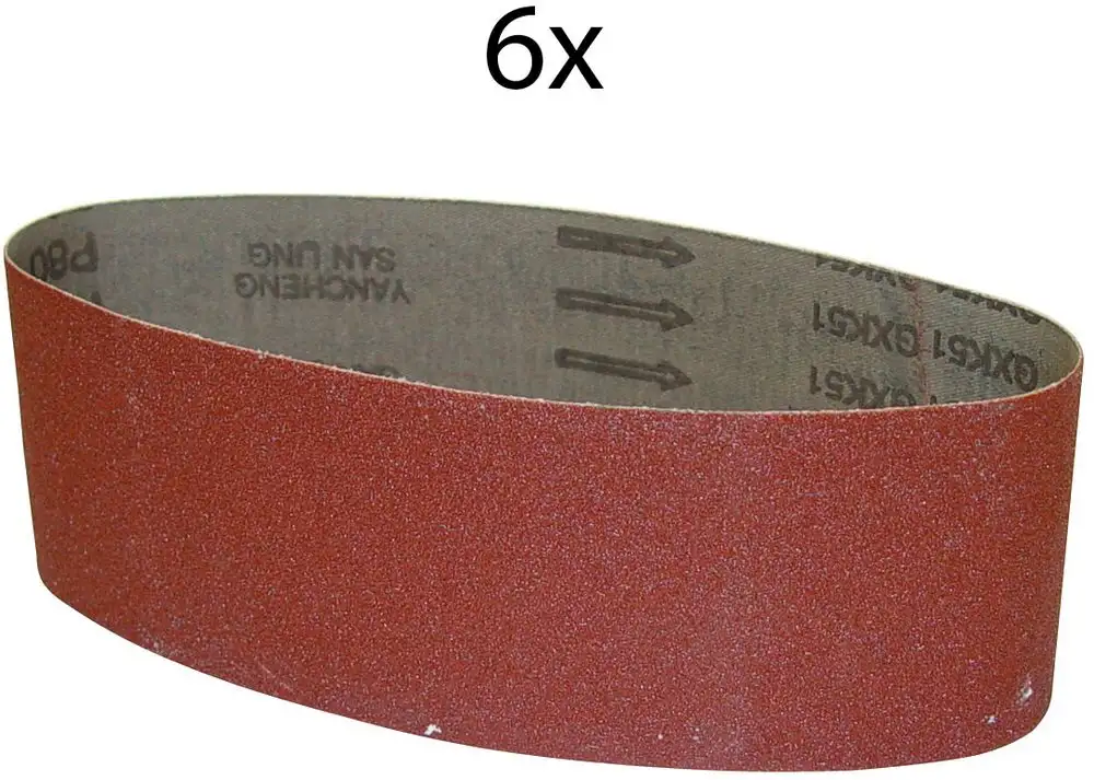 GÜDE Schleifband 76x533 mm K60 6-tlg.