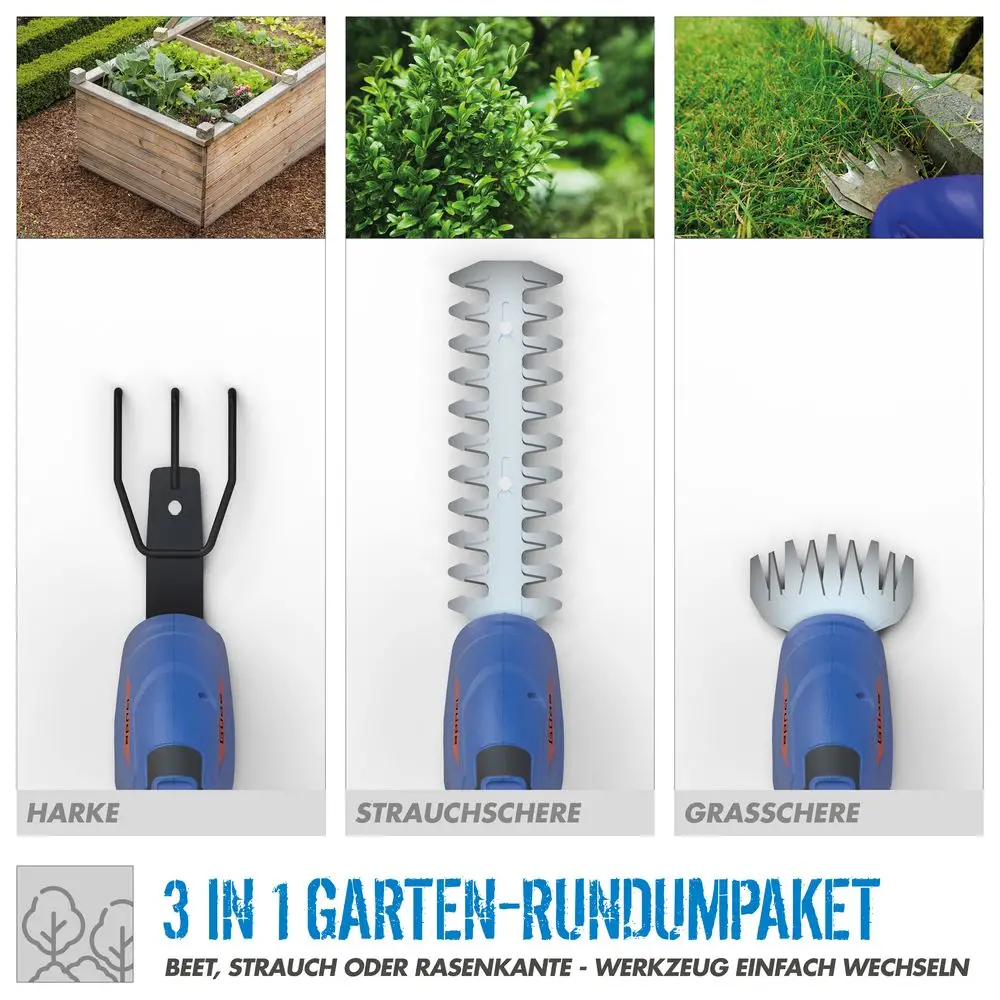 GUEDE Akku Gartenpflege-Set GPS 18-201-05 - 58404 m02
