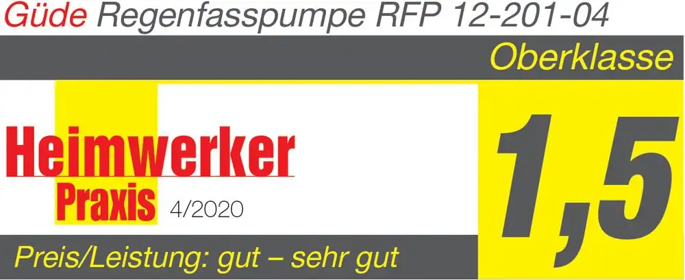 GÜDE Akku Regenfasspumpe RFP 12-201-04 - 58492 t01