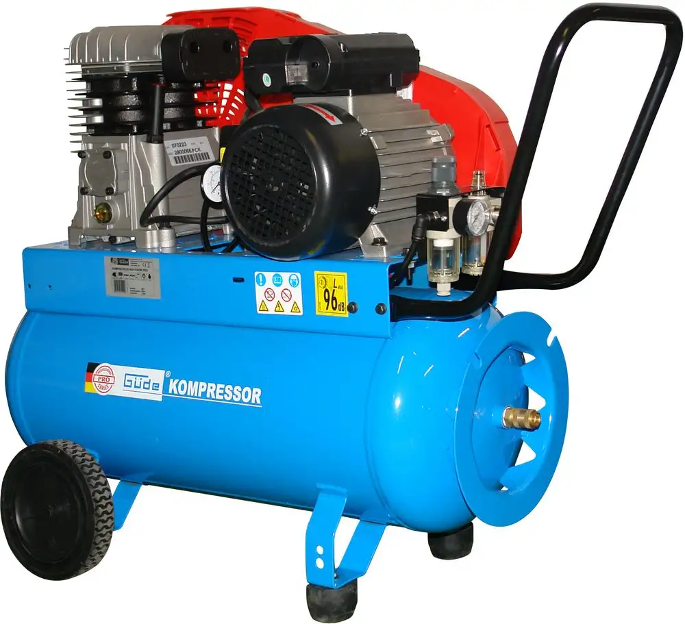 GÜDE Kompressor, 2,2 kW, 2-Zylinder-Aggregat mit Riemenantrieb 