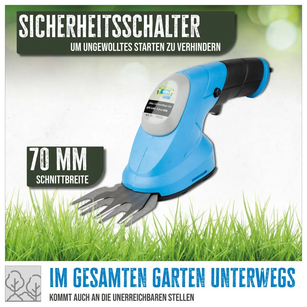 GDE Akku-Gartenpflege-Set GPS 3,6V-1.5 LI-ION - 95506 m03