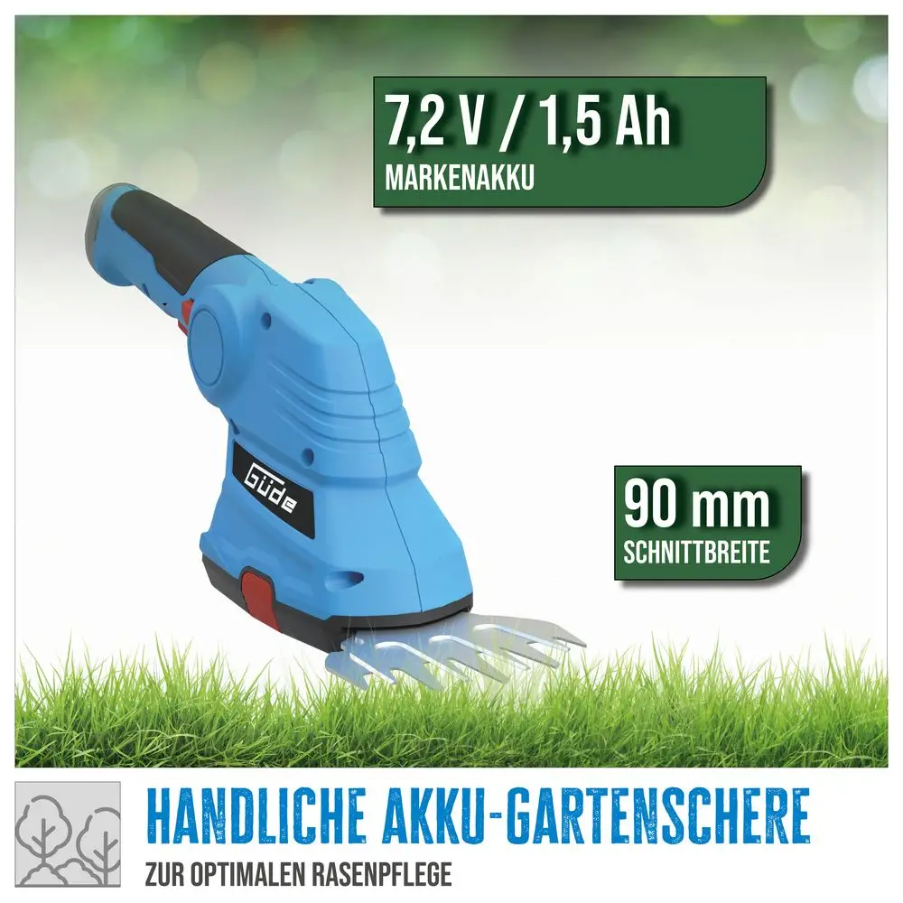 GÜDE Akku-Gartenpflege-Set GPS 7.2V-1.5 Li-Ion - 95508 m02
