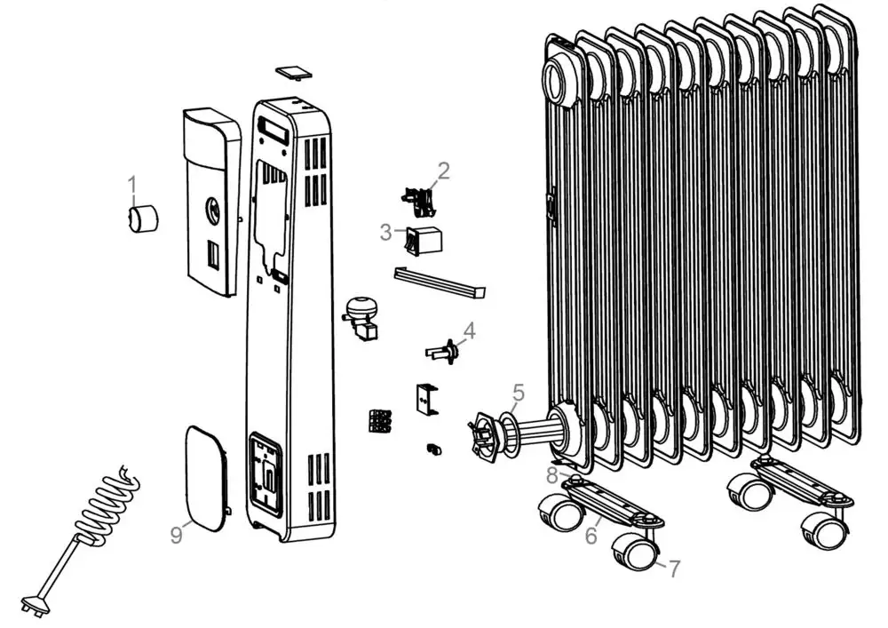 Zeichnung - GDE lradiator OR 1500-7 - 85190
