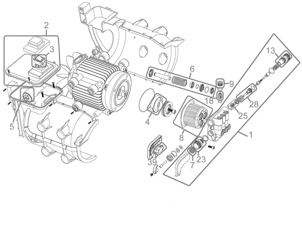 Zeichnung - GDE Hochdruckreiniger HPC 200 - 86001