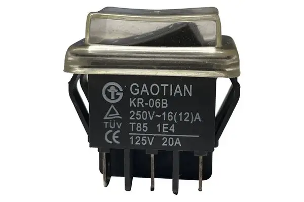  GAOTIAN KR-06B Wippschalter 250V 16A Schalter