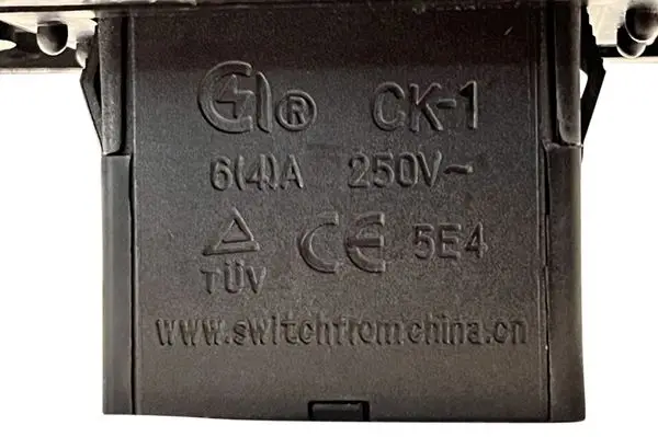 Image 5 CK-1 Elektromagnetische Drucktasten Schalter 250V 6A Start/Stop Schalter