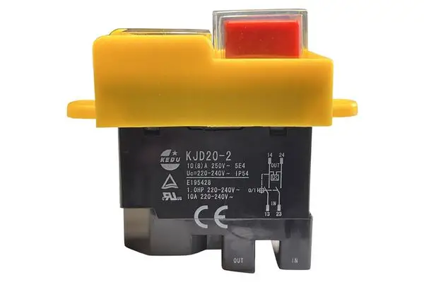  KEDU KJD20-2 Drucktastenschalter 250V 10A Einbau Schalter An-/Aus