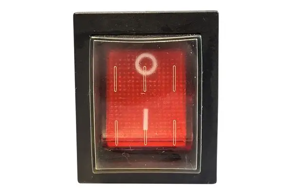 Image 4 KCD4 Wippschalter 250V 30A Kippschalter Rot mit Abdeckung Schalter