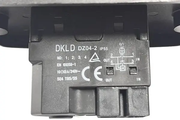 Image 4 DKLD DZ04-2 Elektromagnetischer Start/Stop Schalter 240V 10A mit Not-Aus-Funktion