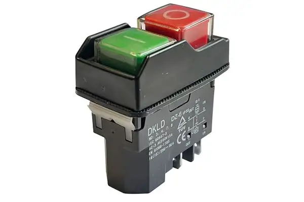 Image 1 DZ-6 Elektromagnetischer Schalter Ein-/Aus Drucktastenschalter 250V 16A