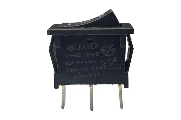  JIABEN K1-6E-1212B Wippschalter 24Vd.c 12A 3Pin Schalter