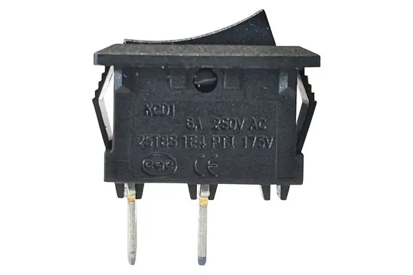 KCD1 Mini Wippschalter 250V 6A AC 2Pin Ein-/Aus Schalter
