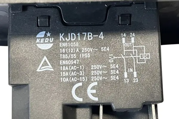 Image 5 KEDU KJD17B-4 Elektromagnetischer Schalter 250V 18A Start/Stop  Druckknopfschalter  mit Not-Aus Funktion