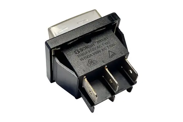 Image 3 SOKEN Wippschalter 250V 16A 6Pin Schalter mit Abdeckung