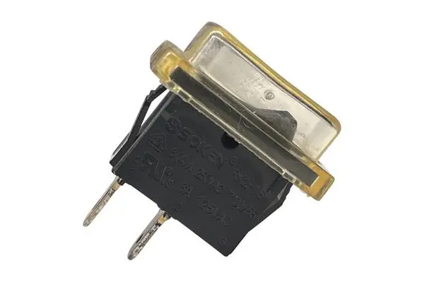 Image 2 SOKEN Mini Wippschalter 250V 6A 2Pin Schalter mit Abdeckung