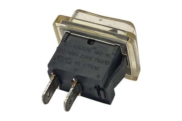 Image 3 SOKEN Mini Wippschalter 250V 6A 2Pin Schalter mit Abdeckung