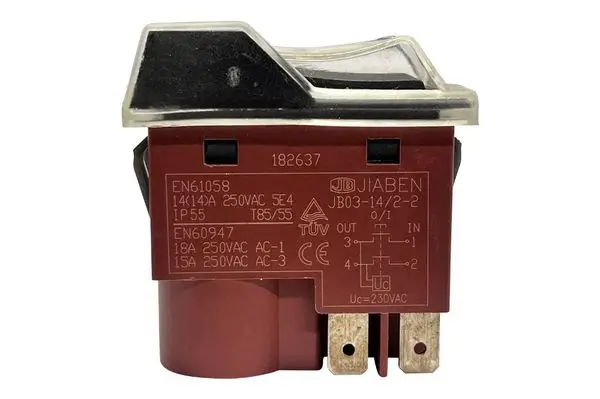 DZ-6 Elektromagnetischer Schalter Ein-/Aus Drucktastenschalter 250V 16A