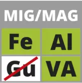 MIG MAG - FE - AL - VA - GDE Schutzgasschweissgert MIG190KOMBI - 20039