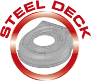 Steel Deck (Trike) - GUEDE Powertec Garden Rasenmäher BW 56 TRIKE - 05194